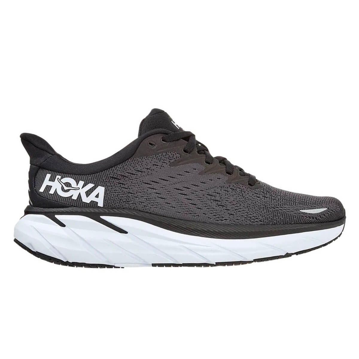 Hoka Clifton 8 Womens | Black / White – Alexandra Sports