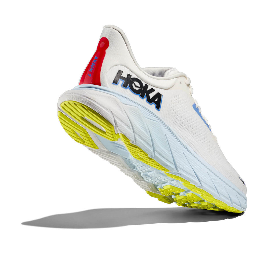 Hoka Arahi 7 Mens | Blanc De Blanc / Virtual back high