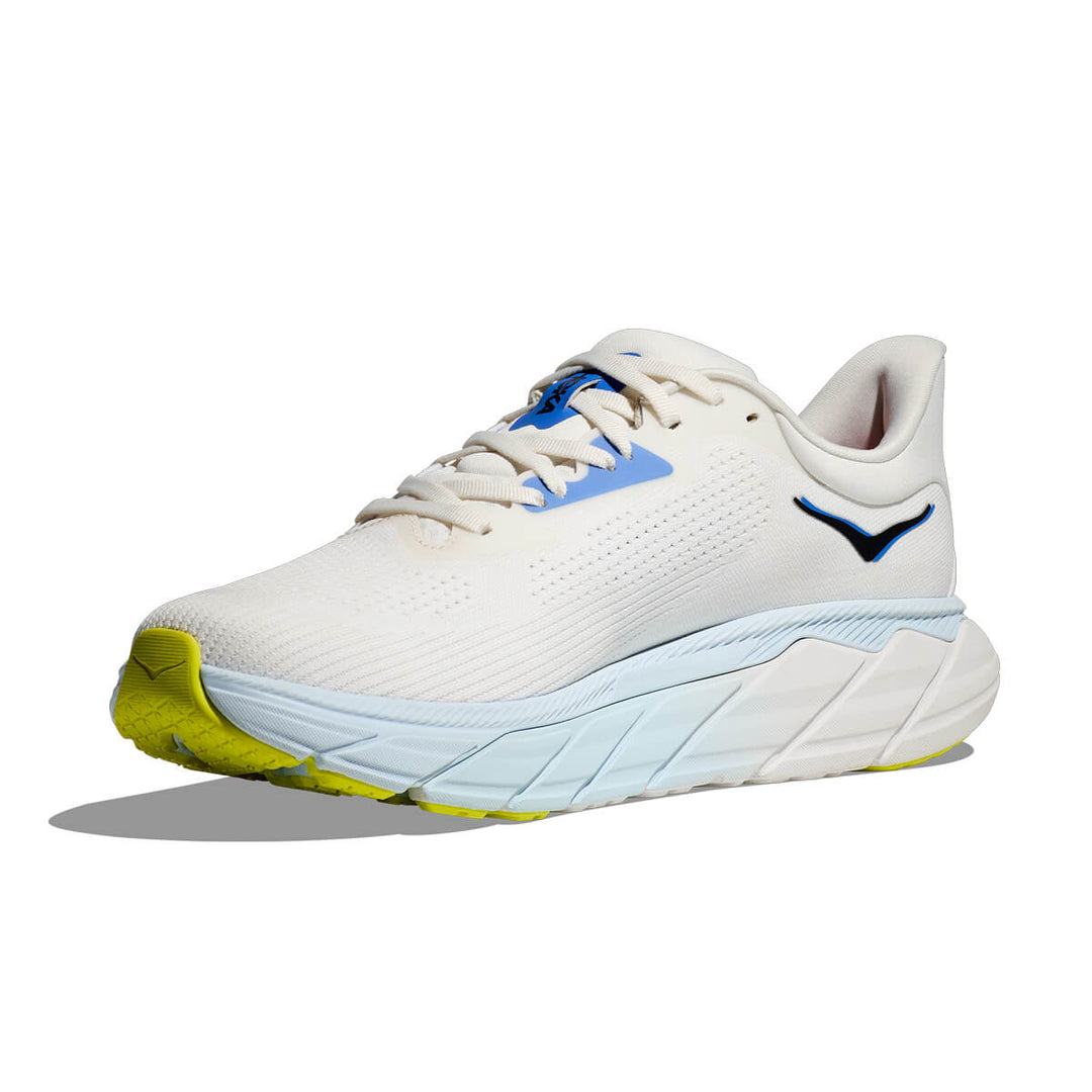 Hoka Arahi 7 Mens | Blanc De Blanc / Virtual side