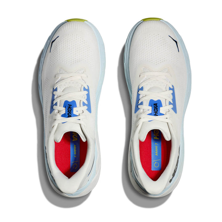 Hoka Arahi 7 Mens | Blanc De Blanc / Virtual top