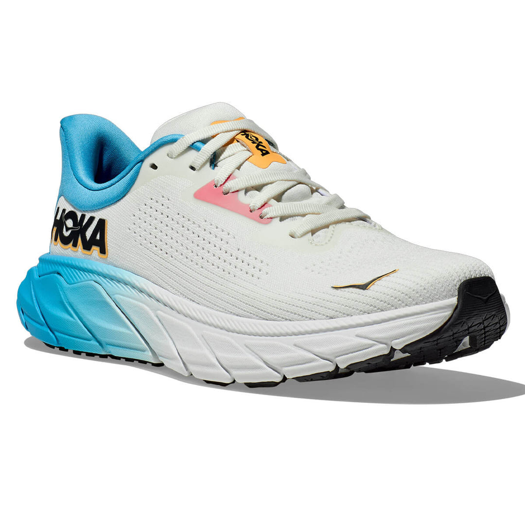 Hoka Arahi 7 Womens | Blanc De Blanc / Swim front