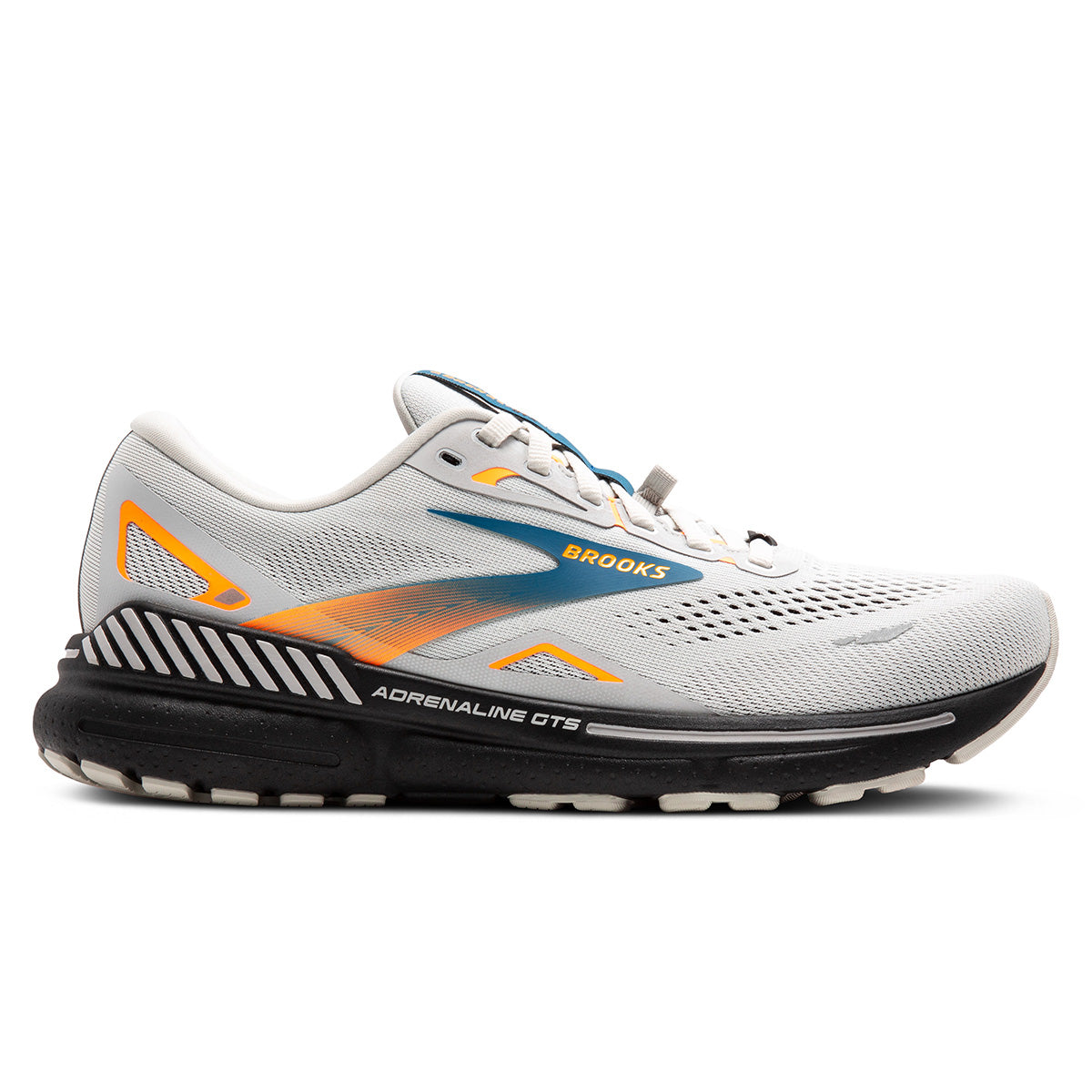 Brooks Adrenaline GTS 23 GTX Mens Oyster Mushroom orange blue Alexandra Sports