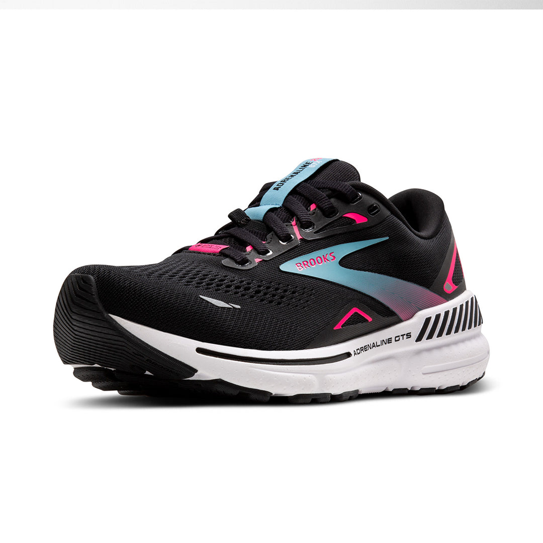 Brooks Adrenaline GTS 23 GTX Womens | Black/knockout Pink/aqua