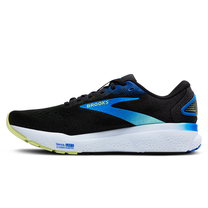 Brooks Ghost 16 Mens | Black/cobalt/neo Yellow