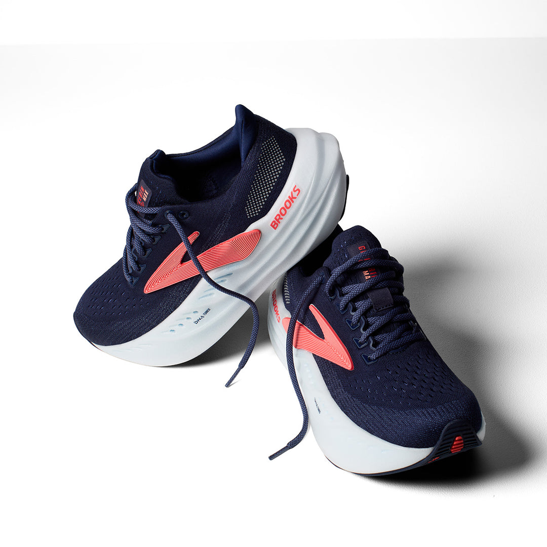 Brooks Glycerin Max Womens | Peacoat/blue Ribbon/hot Coral