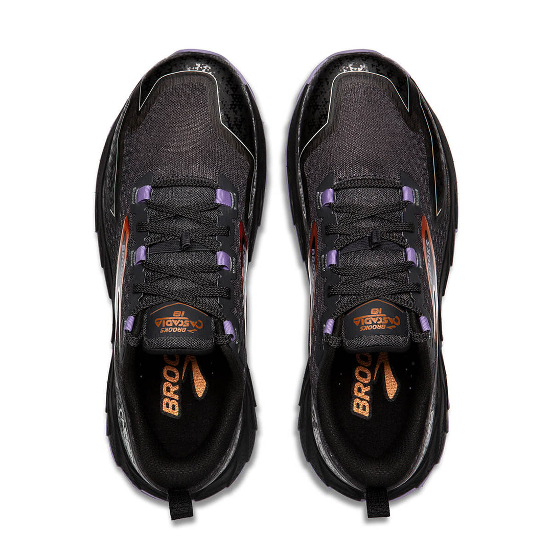 Brooks Cascadia 18 Womens | Ebony/sweet Lavender/copper top