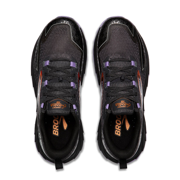 Brooks Cascadia 18 Womens | Ebony/sweet Lavender/copper top