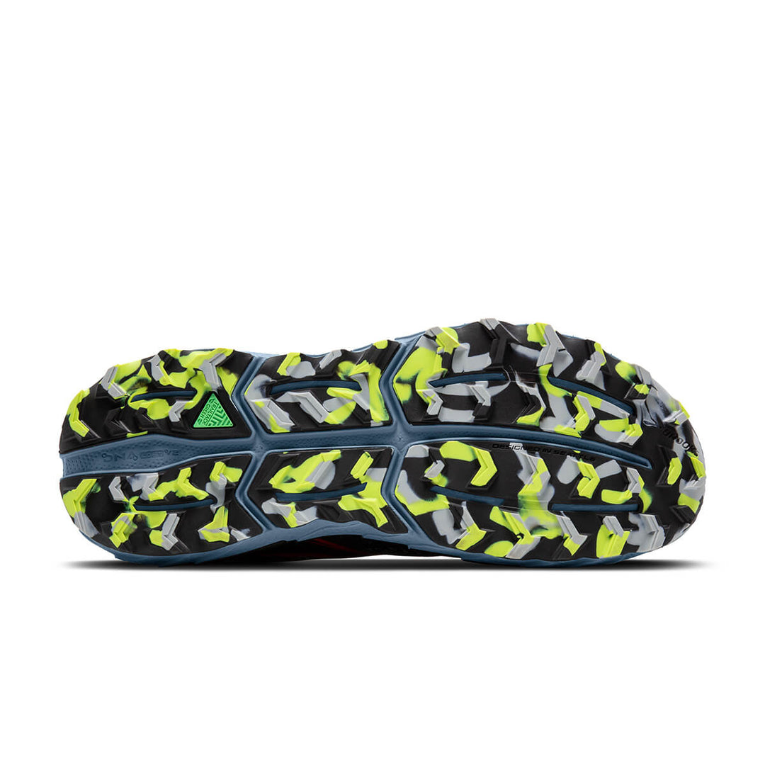 Brooks Cascadia 18 Mens | Citadel/ebony/lime sole