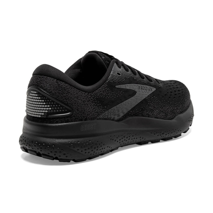 Brooks Ghost 16 Womens Running Shoes | Black/black/ebony back