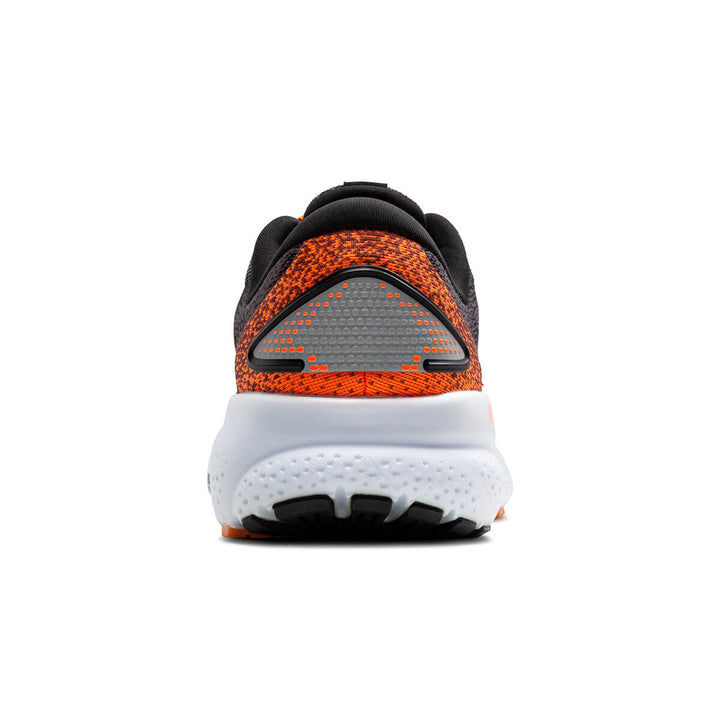 Brooks Ghost 16 Mens Running Shoes | Black/orange/white back