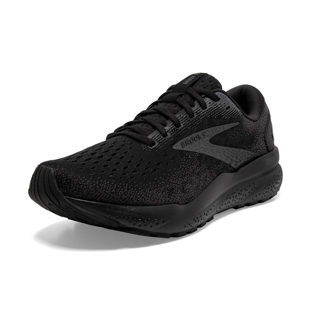 Brooks Ghost 16 Mens Running Shoes | Black/black/ebony front