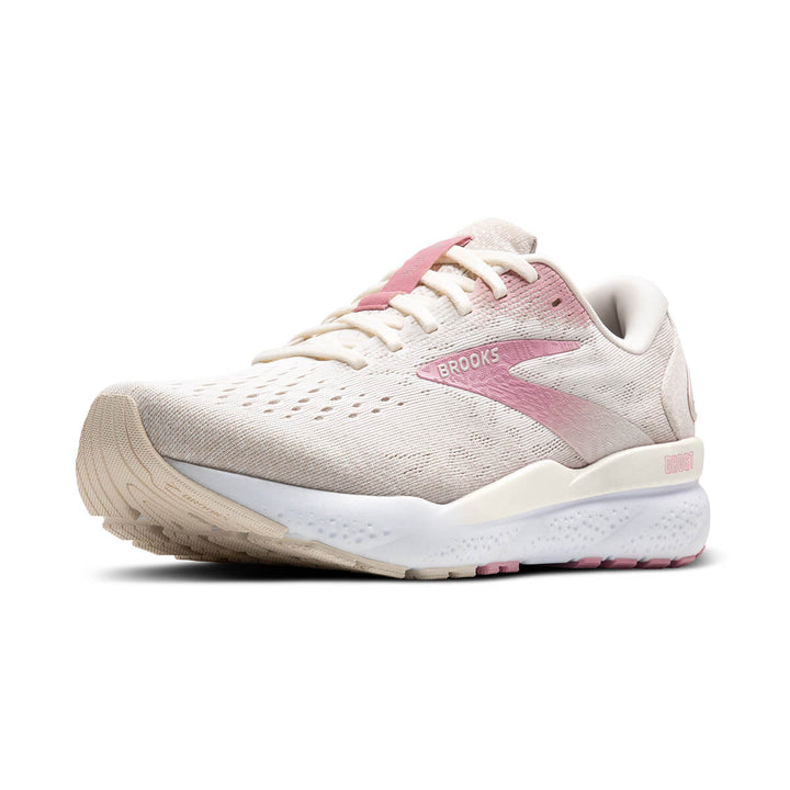 Brooks Ghost 16 Womens Running Shoes | Coconut/zephyr/white front