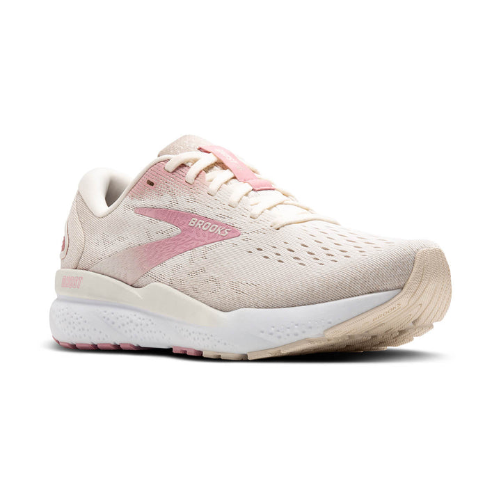 Brooks Ghost 16 Womens Running Shoes | Coconut/zephyr/white front side