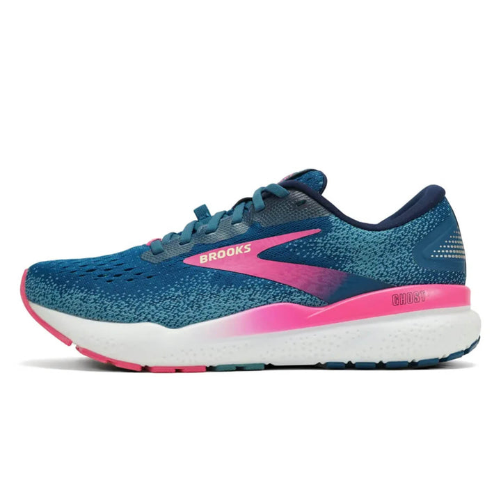 Brooks Ghost 16 Womens | Blue/pink/moroccan Blue