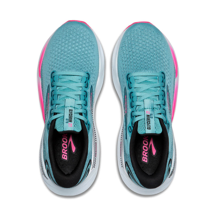 Brooks Glycerin GTS 21 Womens | Moroccan Blue top view