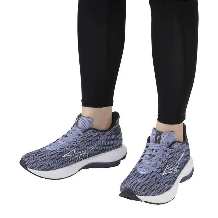 Mizuno Wave Rider 28 Womens | Purple Impression/white/india model