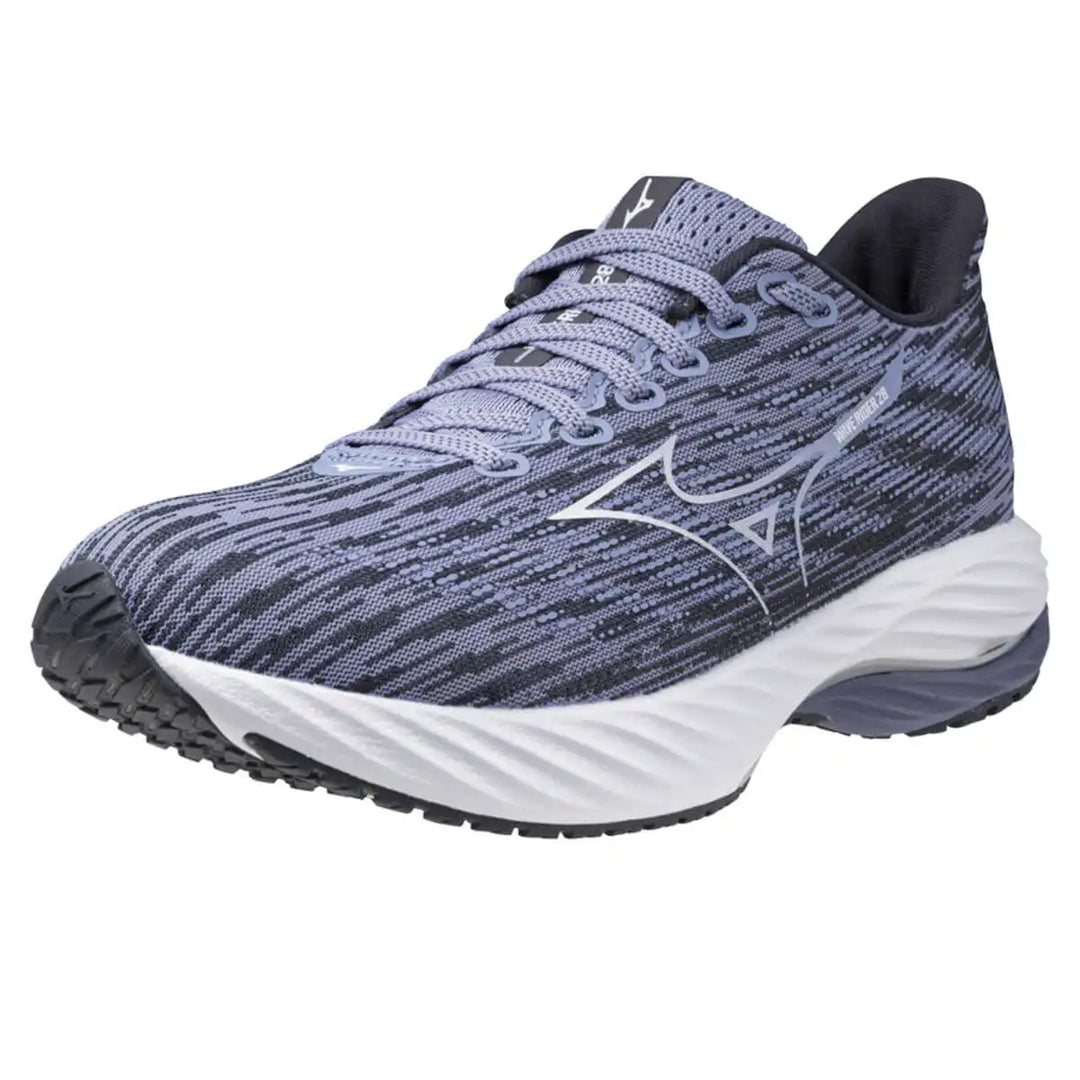 Mizuno Wave Rider 28 Womens | Purple Impression/white/india side