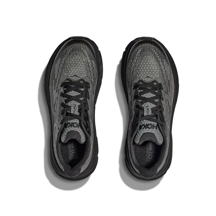 Hoka Clifton 9 Junior | Black / Carbon Black top