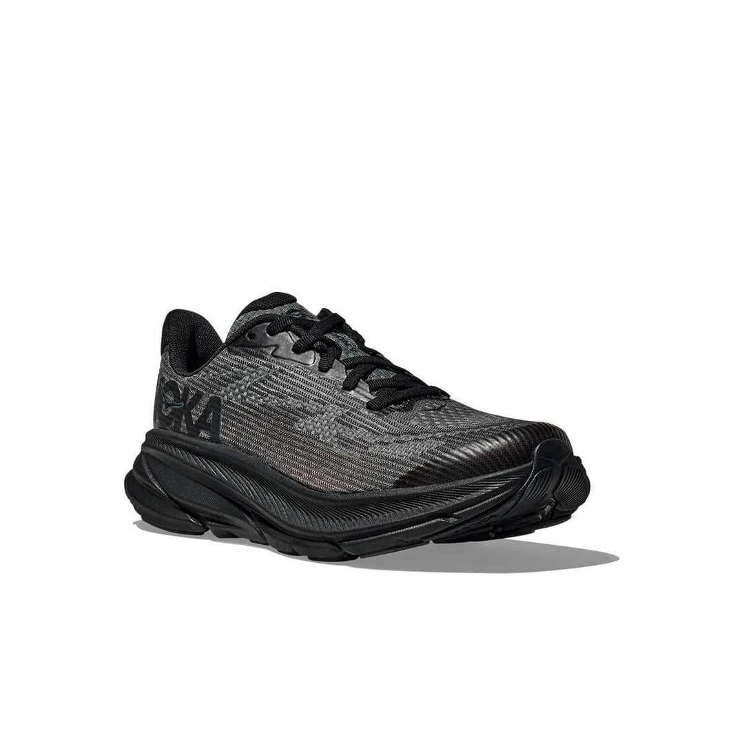 Hoka Clifton 9 Junior | Black / Carbon Black front