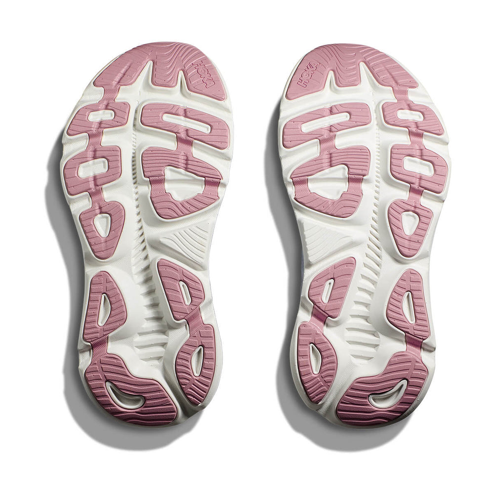 Hoka Gaviota 5 Womens | Sea Ice / Pink Twilight soles