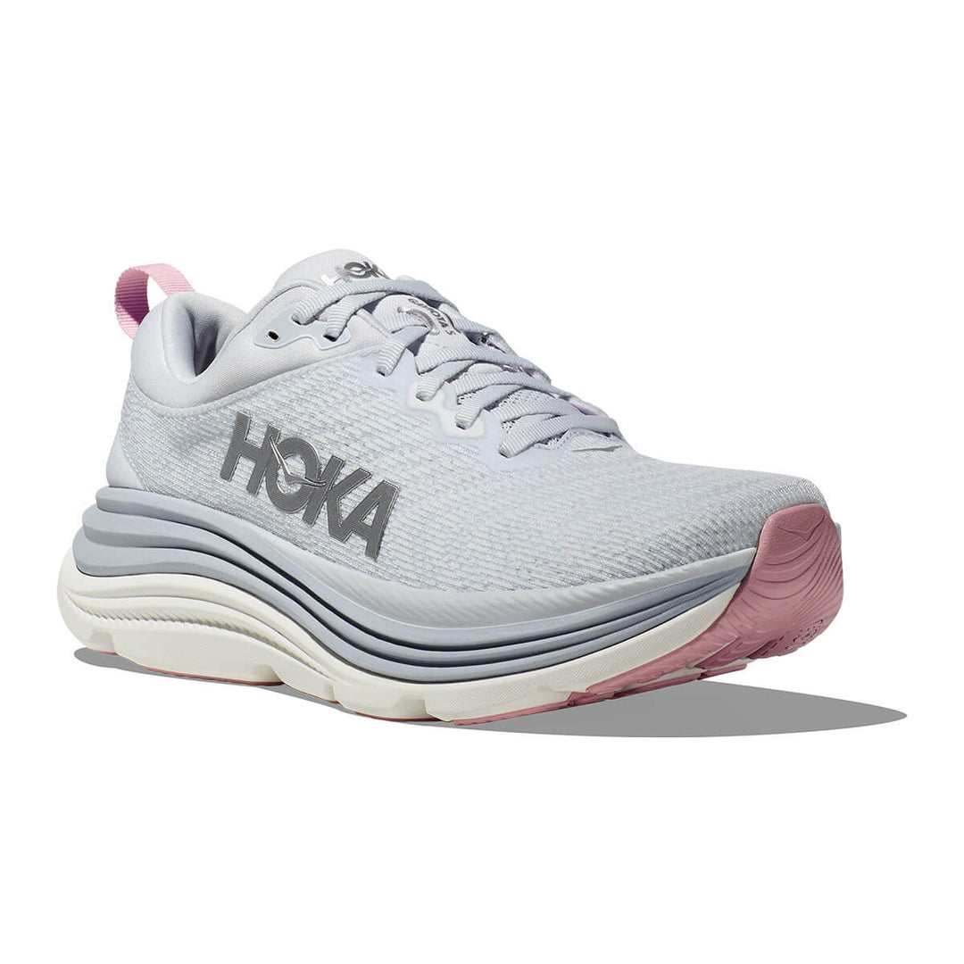 Hoka Gaviota 5 Womens | Sea Ice / Pink Twilight front