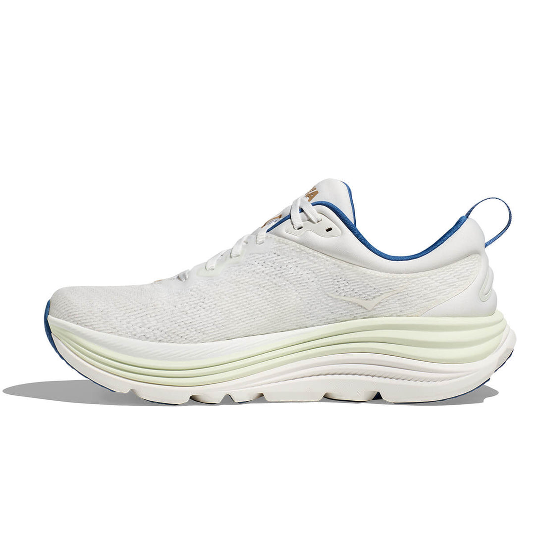 Hoka Gaviota 5 Mens | Frost / Gold cushioning