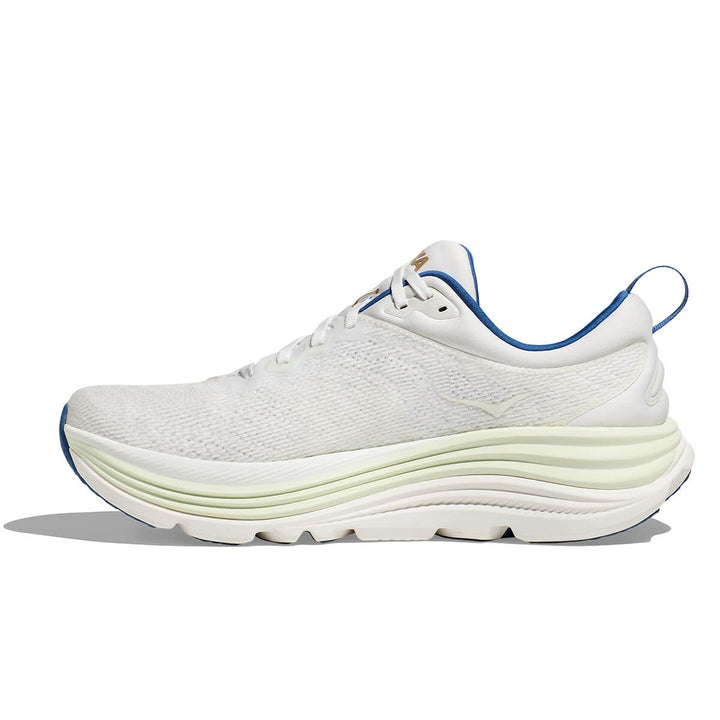 Hoka Gaviota 5 Mens | Frost / Gold cushioning