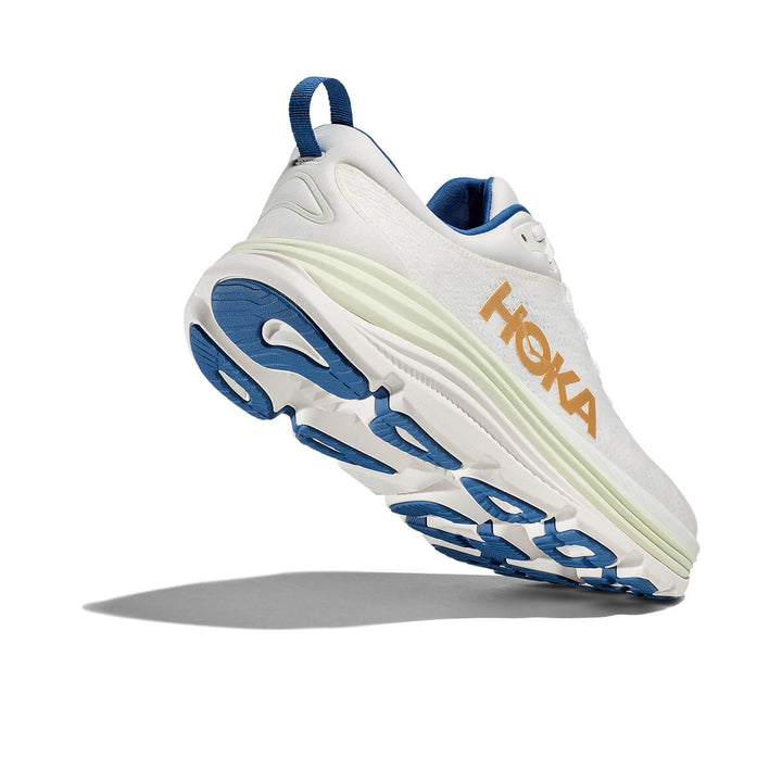 Hoka Gaviota 5 Mens | Frost / Gold back lift