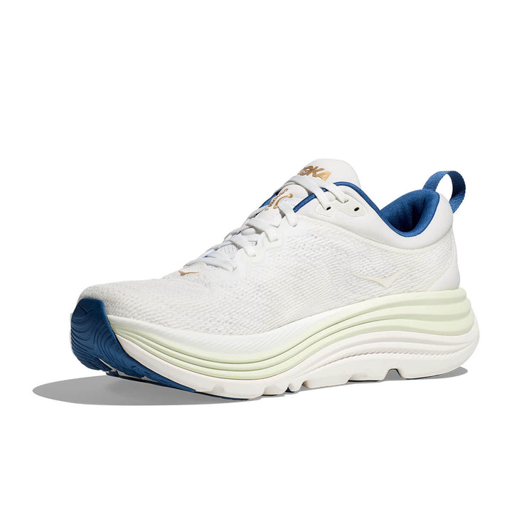 Hoka Gaviota 5 Mens | Frost / Gold side