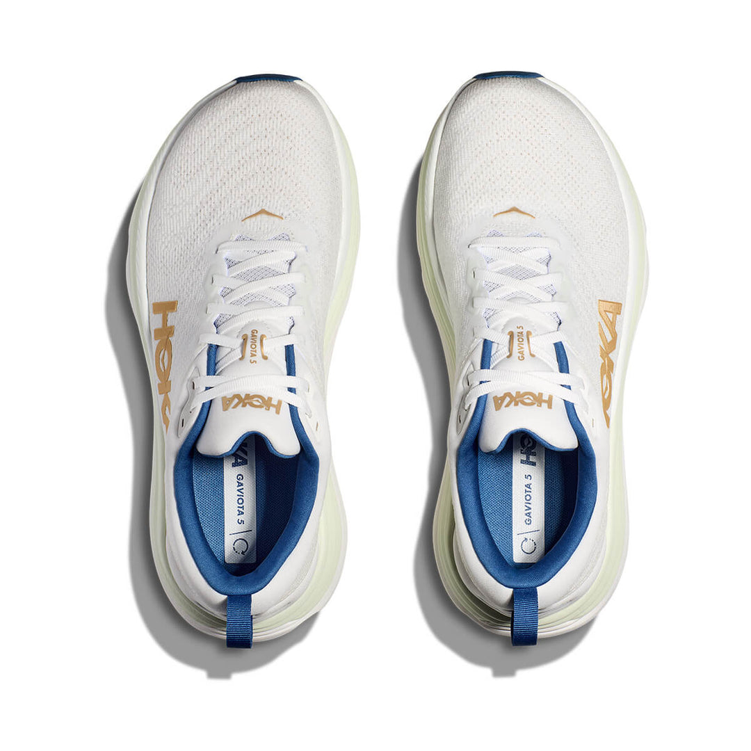 Hoka Gaviota 5 Mens | Frost / Gold top