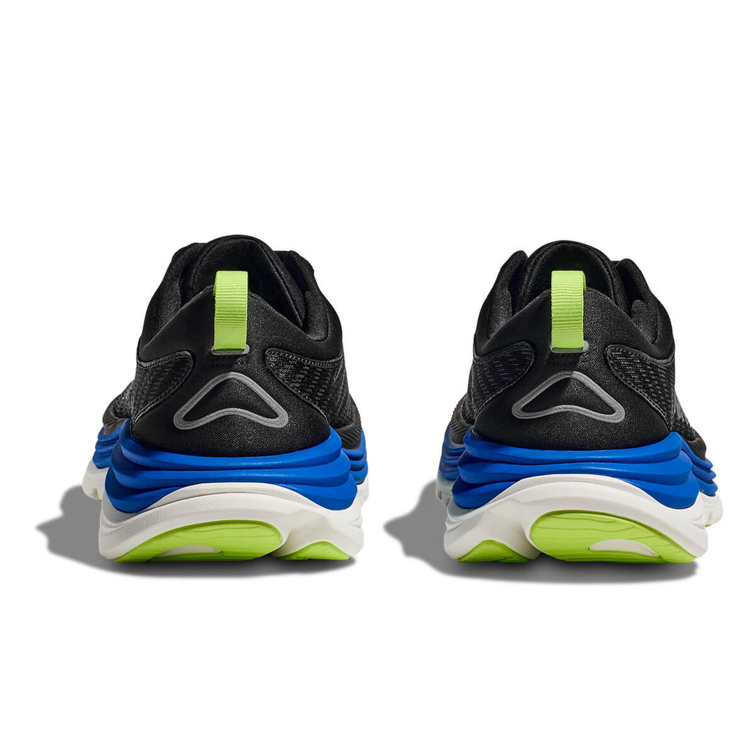 Hoka Gaviota 5 Mens | Black / Electric Cobalt back