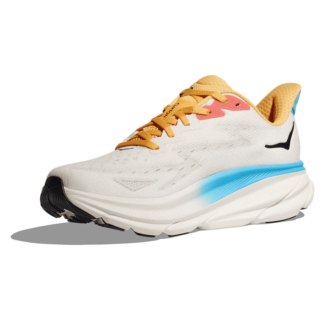 Hoka Clifton 9 Womens | Blanc De Blanc / Swim Day