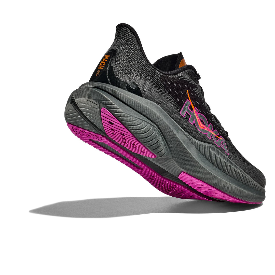 Hoka Mach 6 Womens | Black / Fuchsia