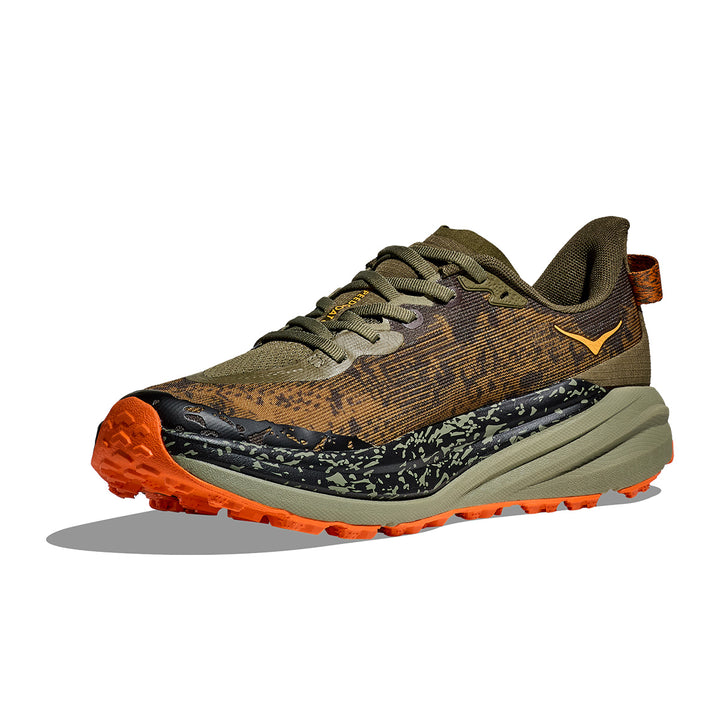 Hoka Speedgoat 6 Mens | Antique Olive / Squash