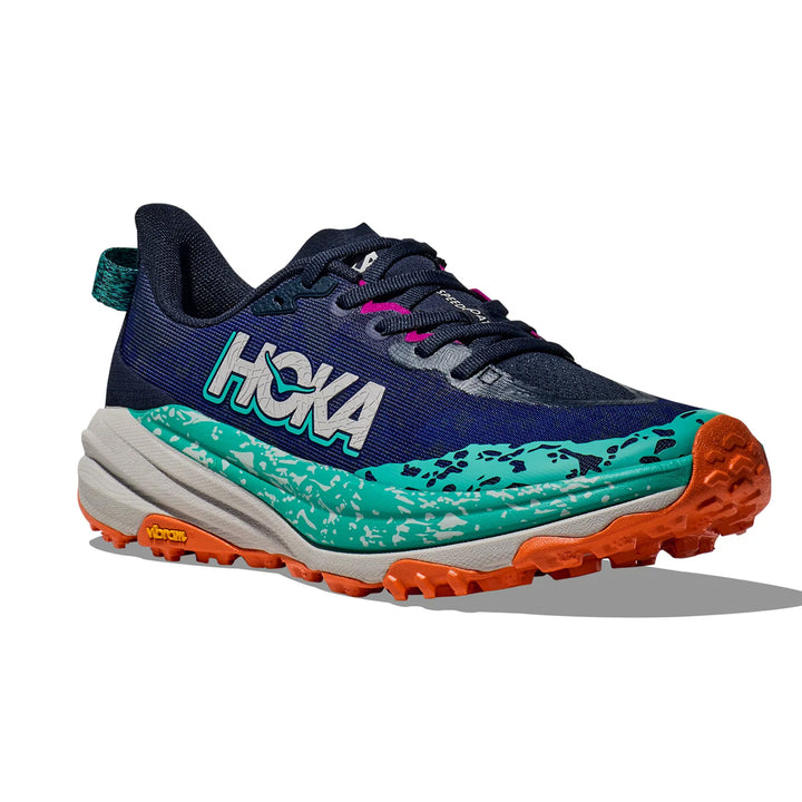 Hoka Speedgoat 6 Womens | Wide | Varsity Navy/meteor