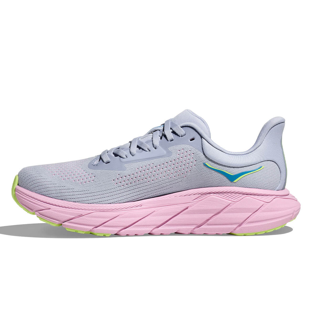 Hoka Arahi 7 Womens | Gull / Pink Twilight medial