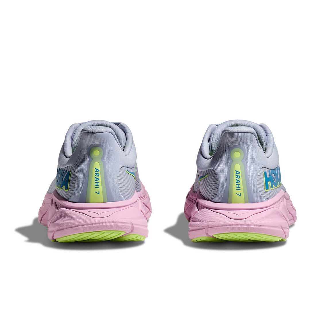 Hoka Arahi 7 Womens | Gull / Pink Twilight back