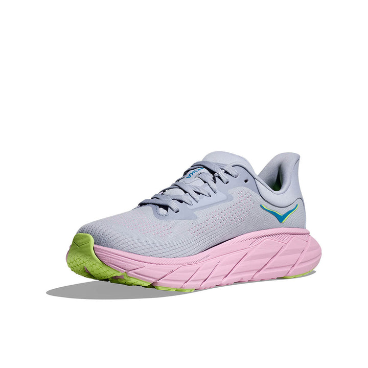 Hoka Arahi 7 Womens | Gull / Pink Twilight medial side