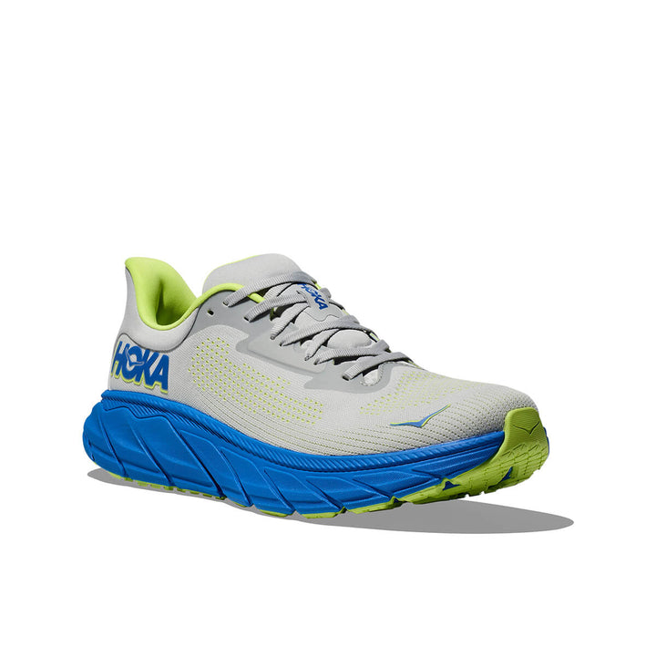 Hoka Arahi 7 Mens | Stardust / Electric Cobalt front