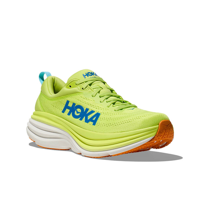 Hoka Bondi 8 Mens | Lettuce / Solar Flare