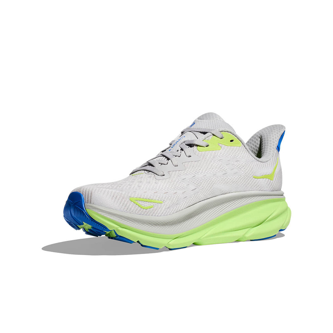 Hoka Clifton 9 Mens | Stardust / Electric Cobalt cushioning