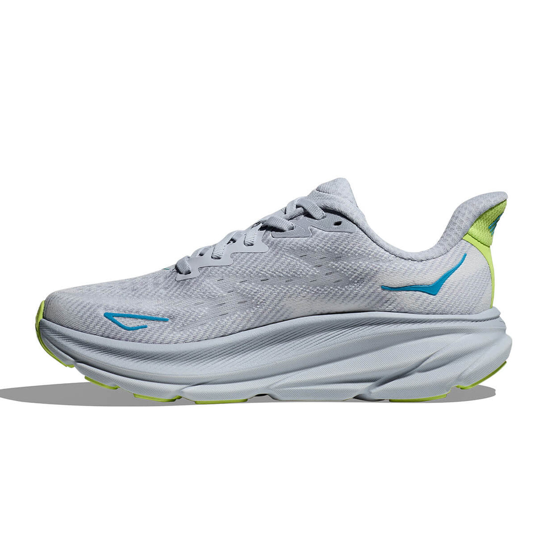 Hoka Clifton 9 Womens | Gull / Sea Ice medial side