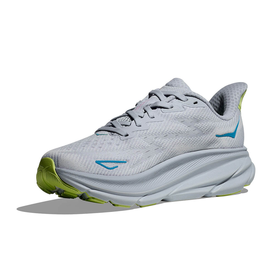 Hoka Clifton 9 Womens | Gull / Sea Ice cushioning