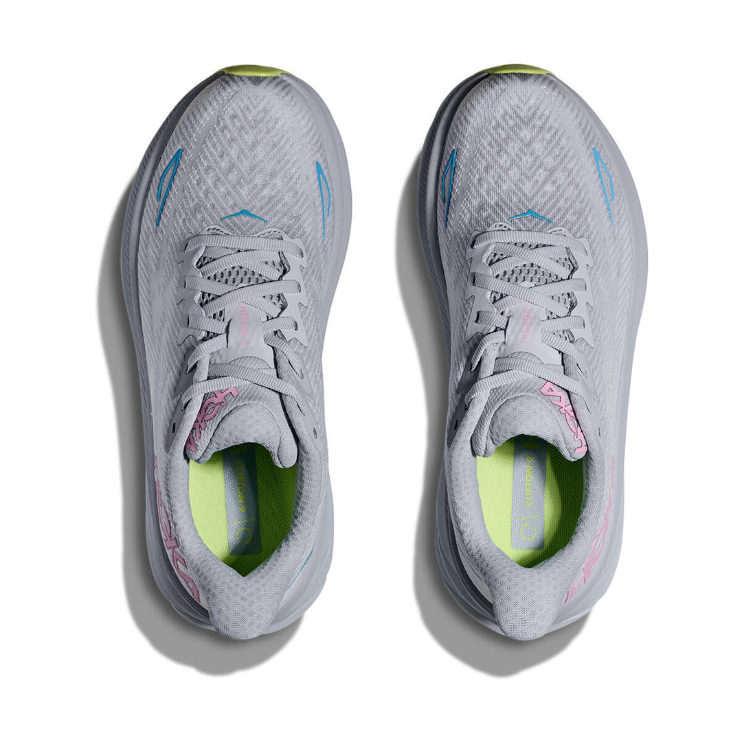 Hoka Clifton 9 Womens | Gull / Sea Ice top