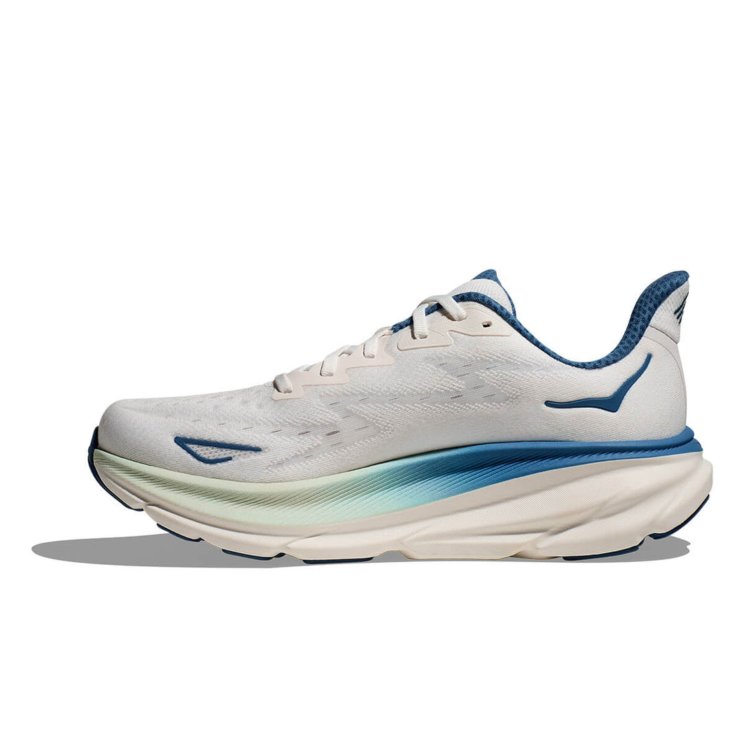 Hoka Clifton 9 Mens | Frost / Gold medial side