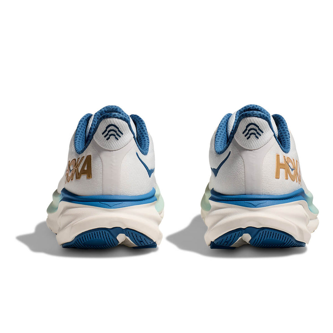 Hoka Clifton 9 Mens | Frost / Gold back