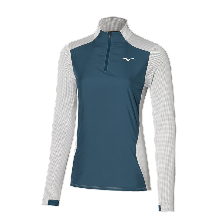 Mizuno Hybrid Long Sleeve Tee Womens | Nimbus Cloud