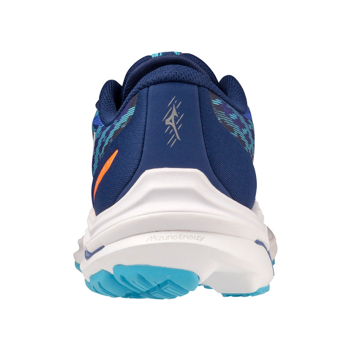 Mizuno Wave Equate 7 Womens | Dblue/white/neonflame