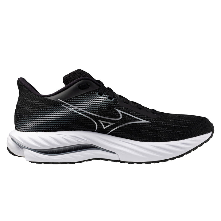 Mizuno Wave Inspire 21 Mens | 2E Width | Black/silver/metallic Gray