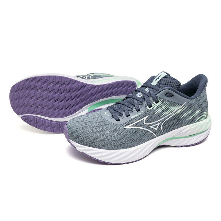 Mizuno Wave Inspire 21 Womens | Tradewinds/white/neo Mint